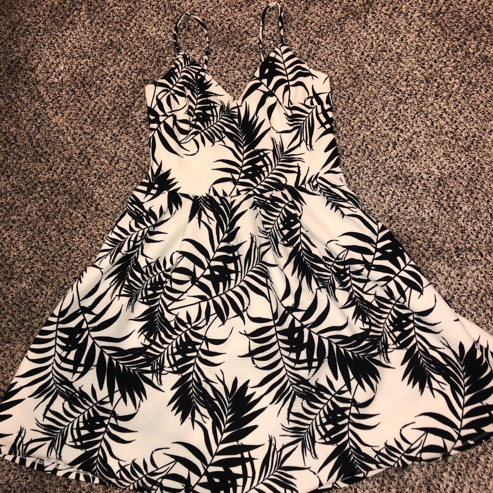 Black and white dress